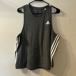 Adidas side striped tank top size XL